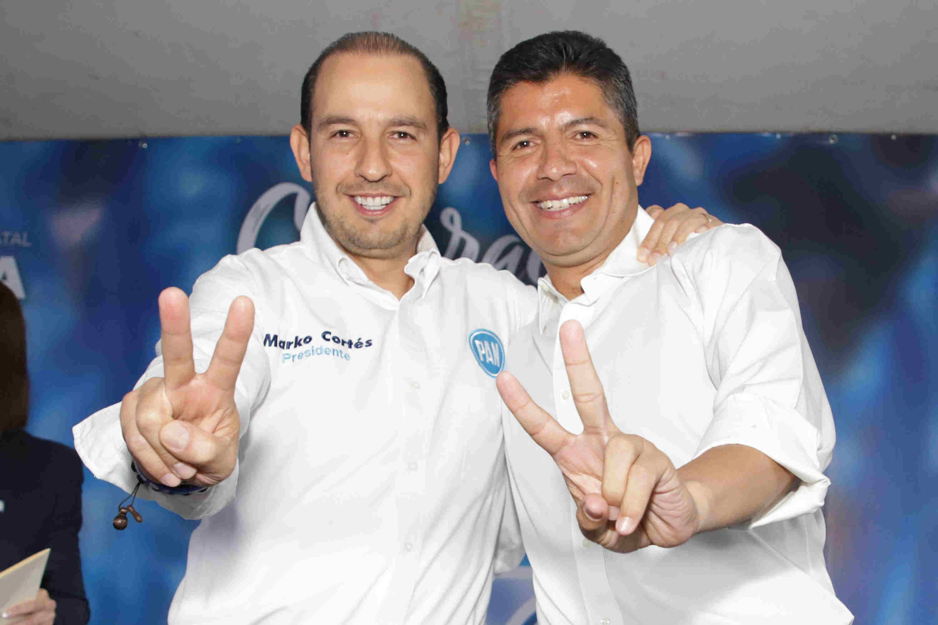 Marko Cortés destapa a Eduardo Rivera para ir por la gubernatura de Puebla
