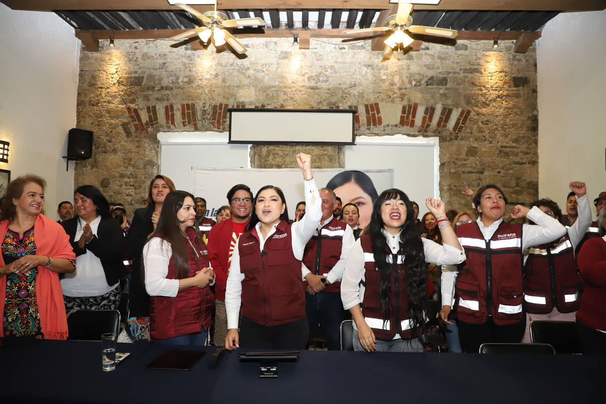 Claudia Rivera mencionó que confía en los consejeros estatales durante la contienda interna para la designación del candidato