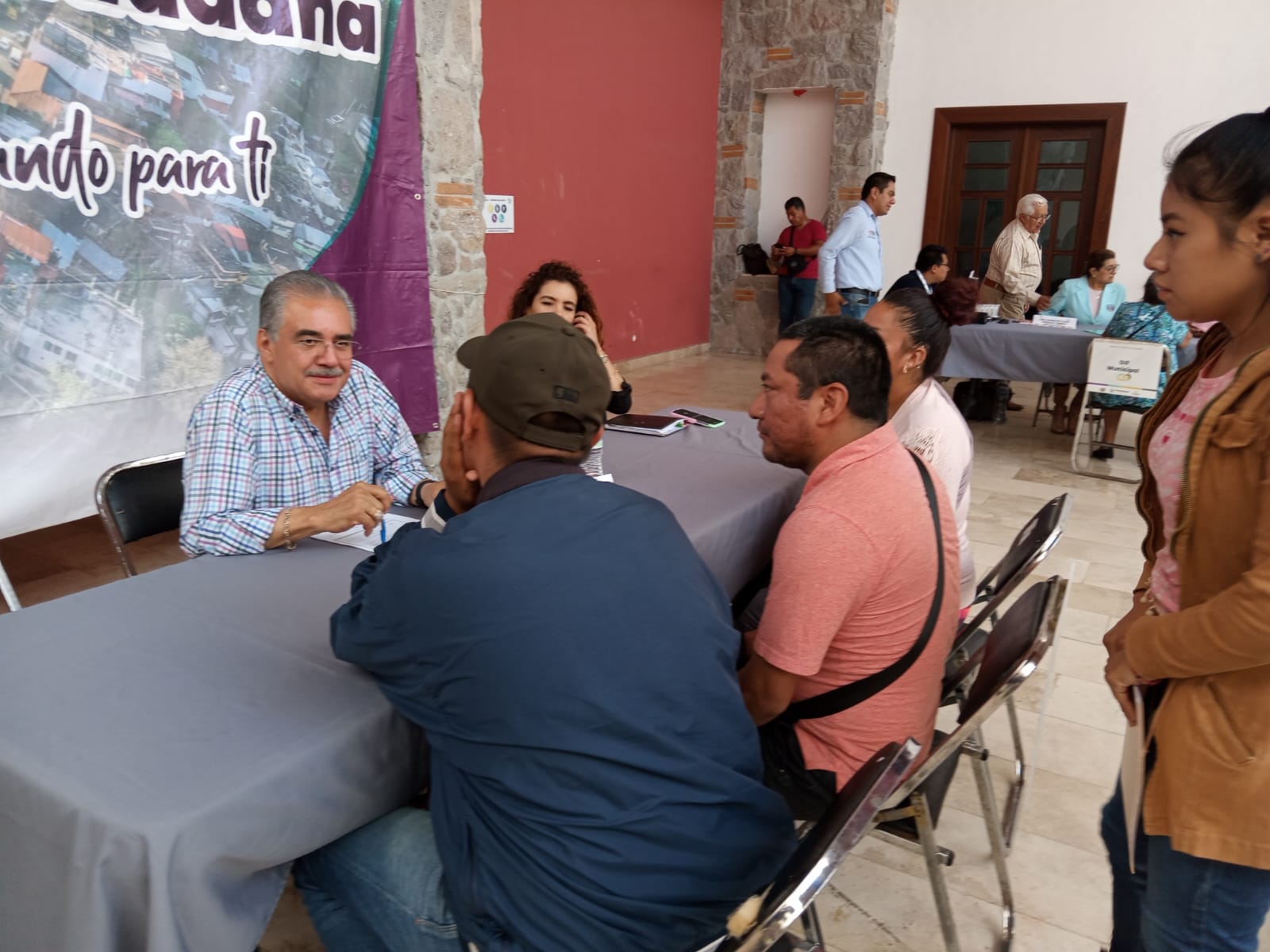 Antorchistas y Vecinos unidos por una Vida Mejor en Huauchinango