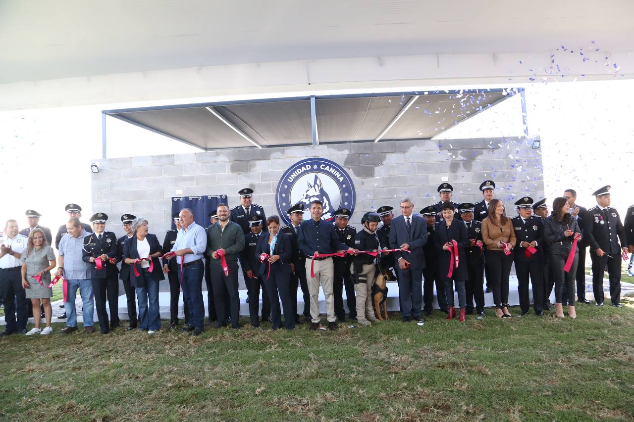 Corte de listón de la Unidad Canina K9 