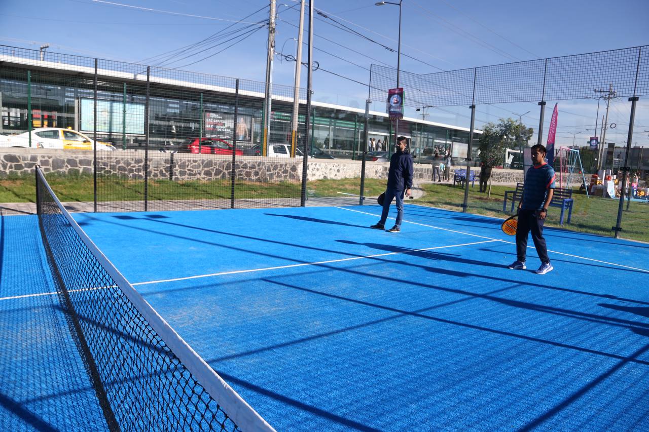 Puebla capital estrenó su tercera cancha pública de pádel; un espacio deportivo más que ha construido el Gobierno Municipal
