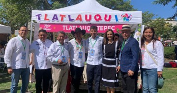 Puebla Capital presente en la feria de los moles en los Ángeles California