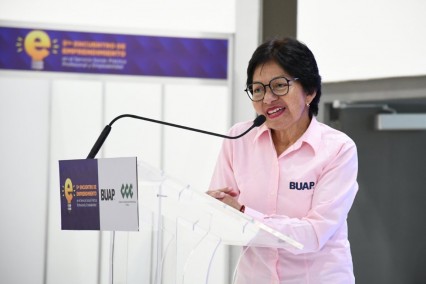 Inaugura Rectora Lilia Cedillo Ramírez 5° Encuentro de Emprendimiento en el Servicio Social, Práctica Profesional y Empleabilidad