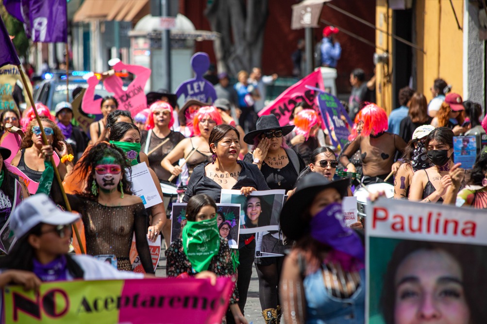 Se realizó la treceava "Marcha de las Putas" en la capital poblana