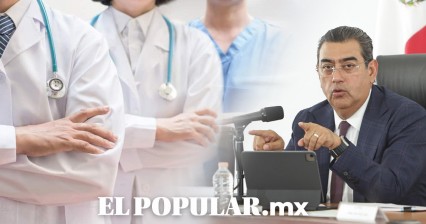 Sergio Salomón reconoce a los médicos en su día: Son heroínas y héroes sin capa