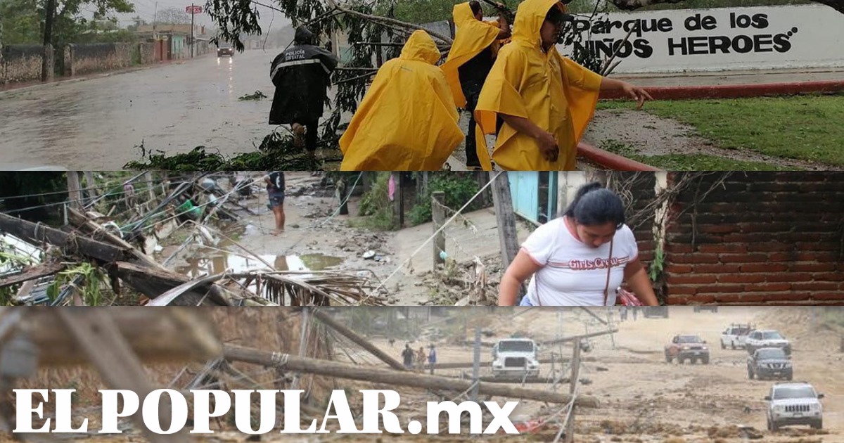 Acapulco en alerta: huracán Otis daña edificios y tumba claves de luz e internet