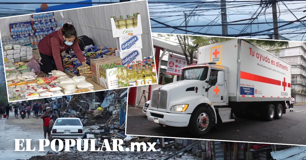 Puebla solidaria: Abren centros de acopio para damnificados de Acapulco