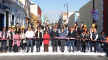 Ayuntamiento de Puebla entregó la rehabilitación de las calles de la zona norte del centro histórico