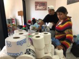 Antorchistas en Puebla brindan ayuda humanitaria a comunidades afectadas por el Huracán Otis
