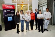 Inclusión y profesionalismo: Equipo de la línea 072 aplaudido en Puebla