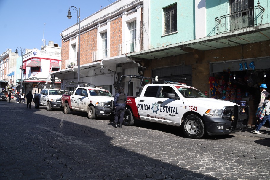 Operativo para impedir vendedores ambulantes en el Centro Histórico