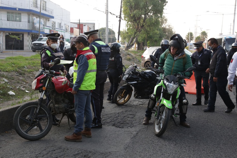 Operativos a moticiclistas