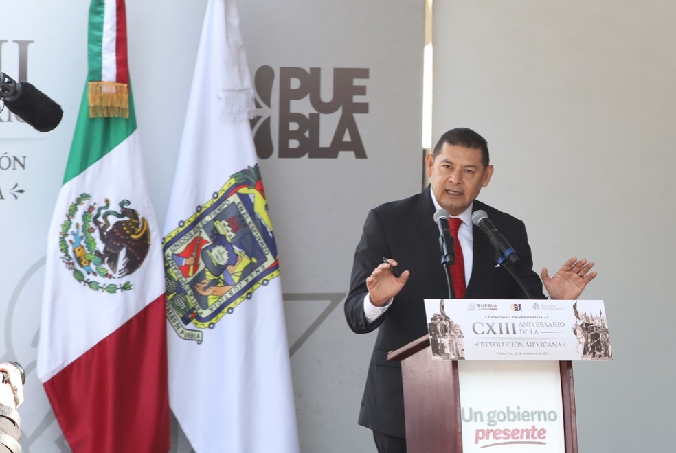 El discurso del Aniversario de la Revolución Mexicana estuvo a cargo de Alejandro Armenta
