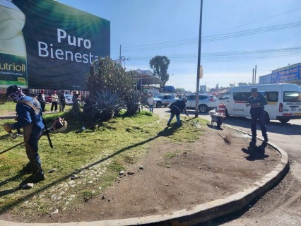 Ayuntamiento de Puebla fomenta mejoramiento de imagen urbana en la central de abasto