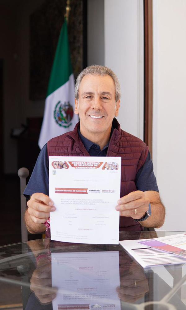Pepe Chedraui busca la presidencia municipal de Puebla con Morena