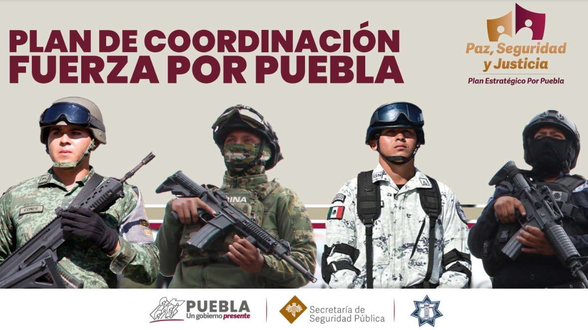 Plan fuerza por Puebla: Reforzando la seguridad con acciones coordinadas