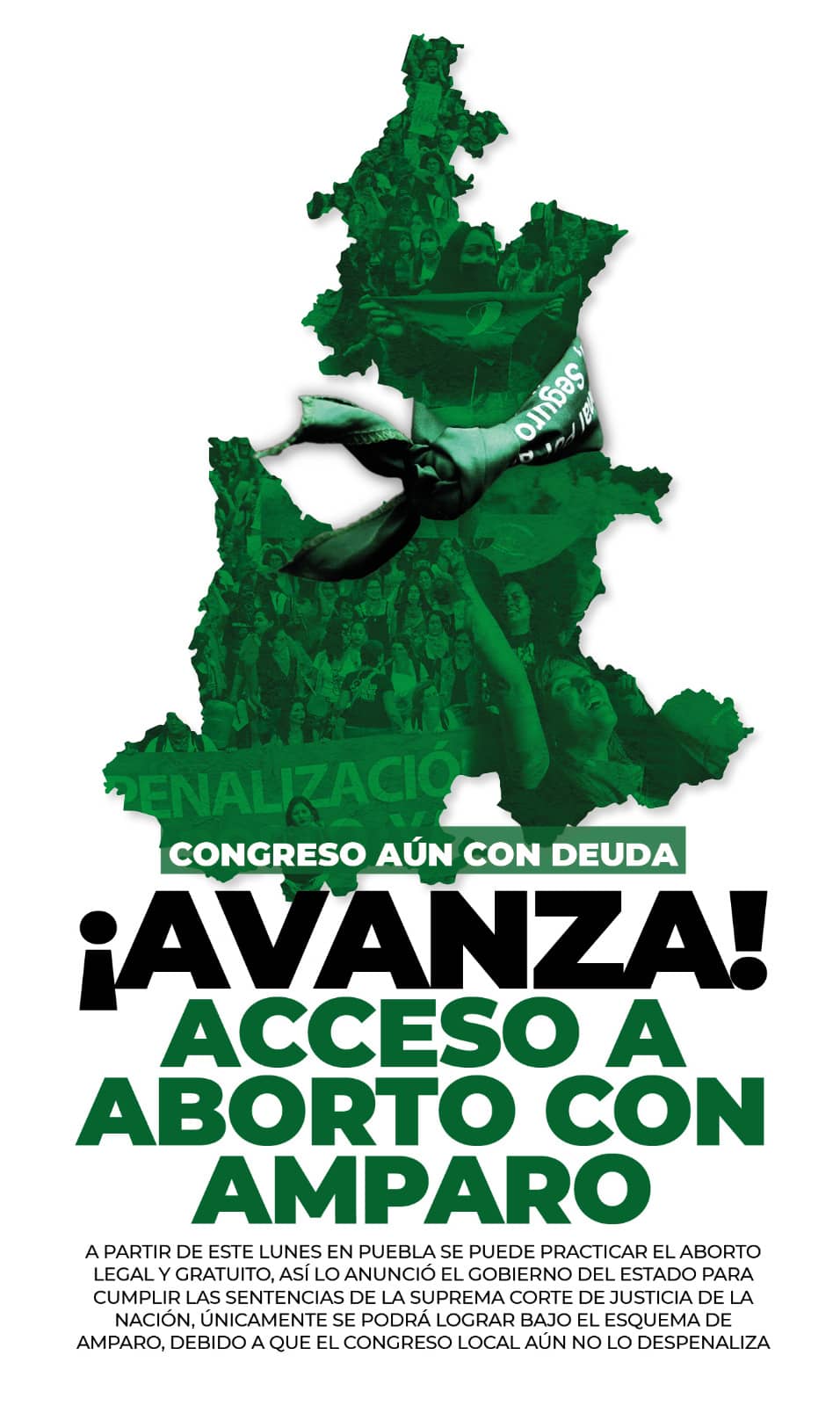 Aborto gratuito en algunos hospitales de Puebla