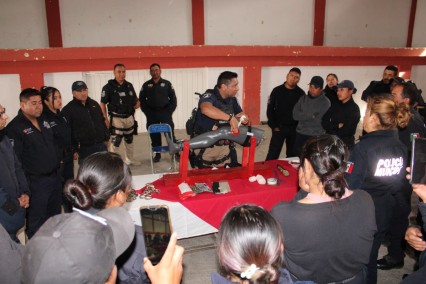Capacitaci&oacute;n policial en Ca&ntilde;ada Morelos: Detenci&oacute;n y uso de la fuerza en foco