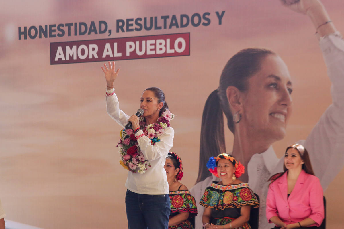 Claudia Sheinbaum en Tehuacán
