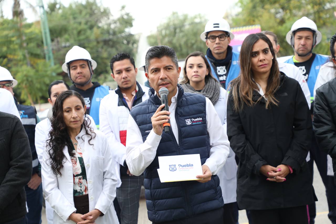 Eduardo Rivera inicia proyecto de rehabilitación de 10 monumentos en Puebla