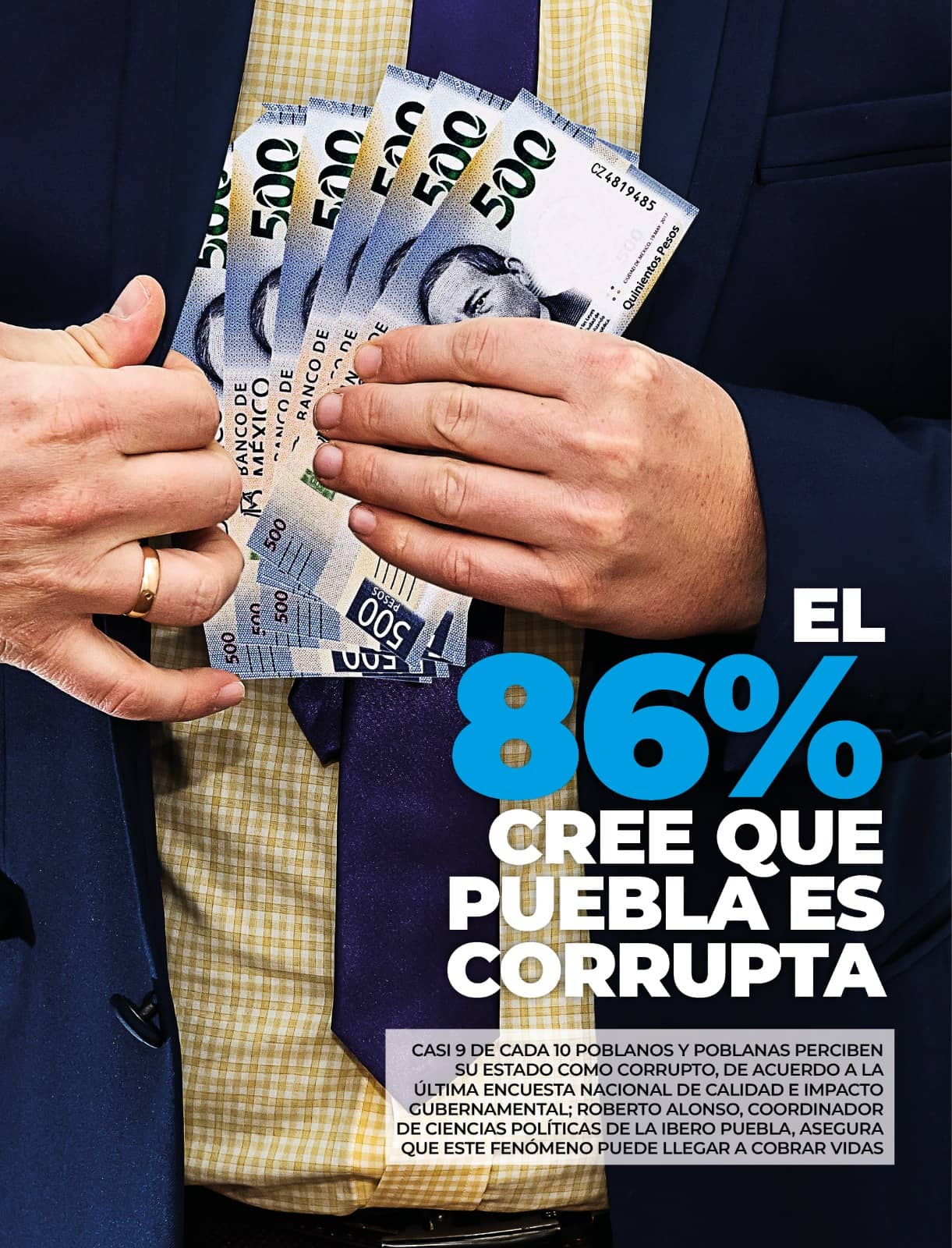El 86% cree que Puebla es corrupta