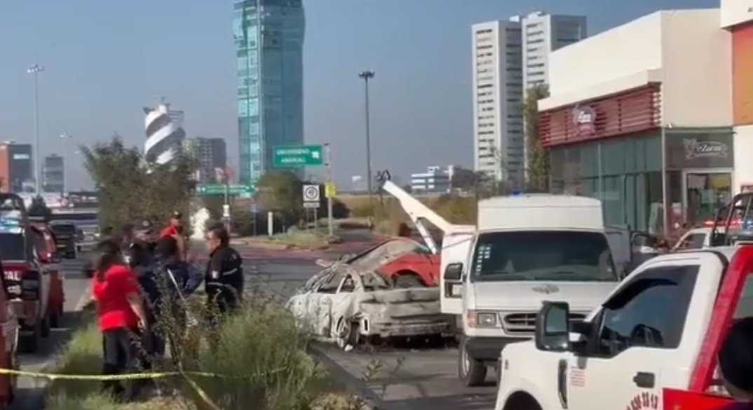 Accidente Vía Atlixcáyotl
