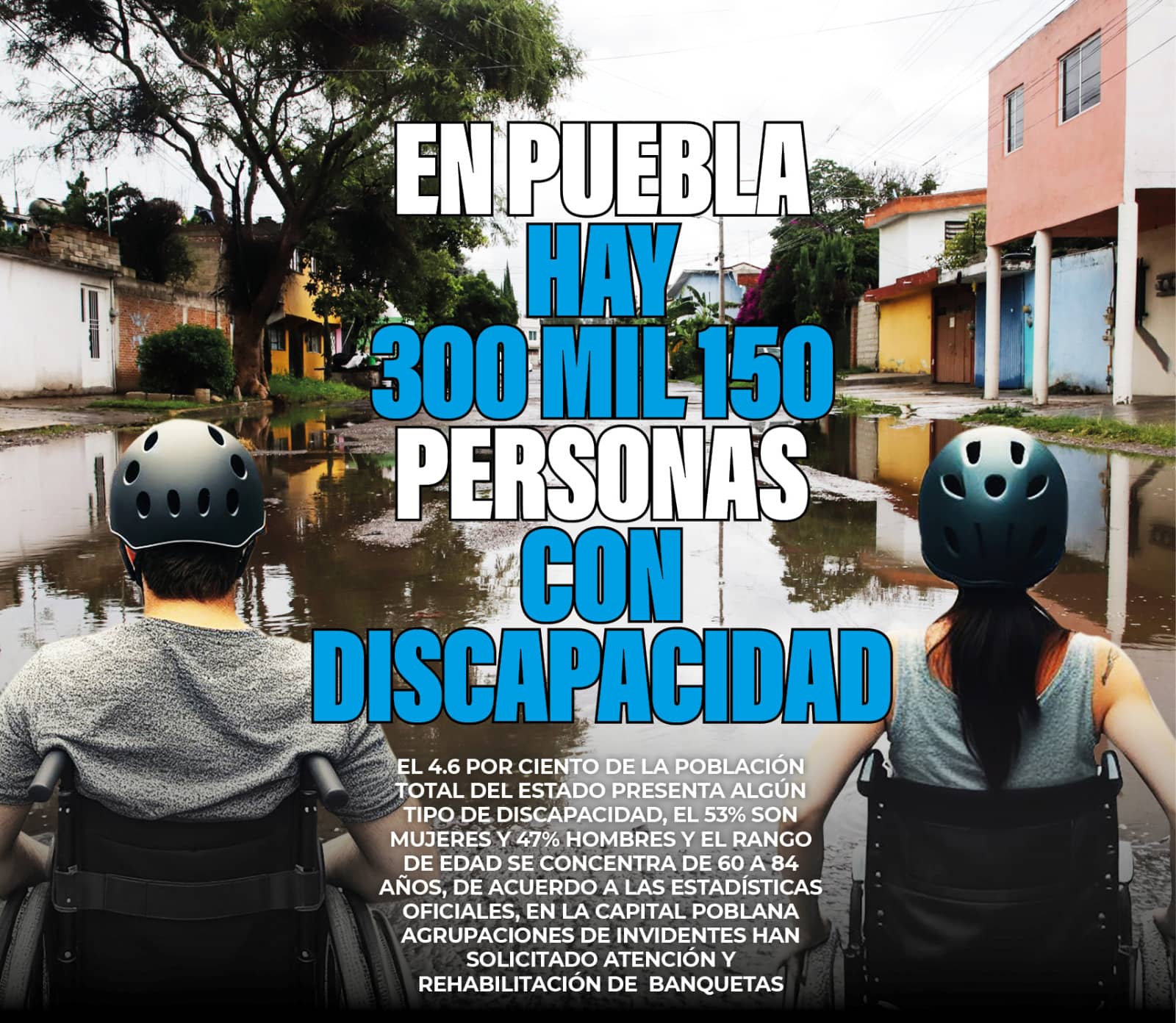 En Puebla hay 300 mil 150 personas con discapacidad