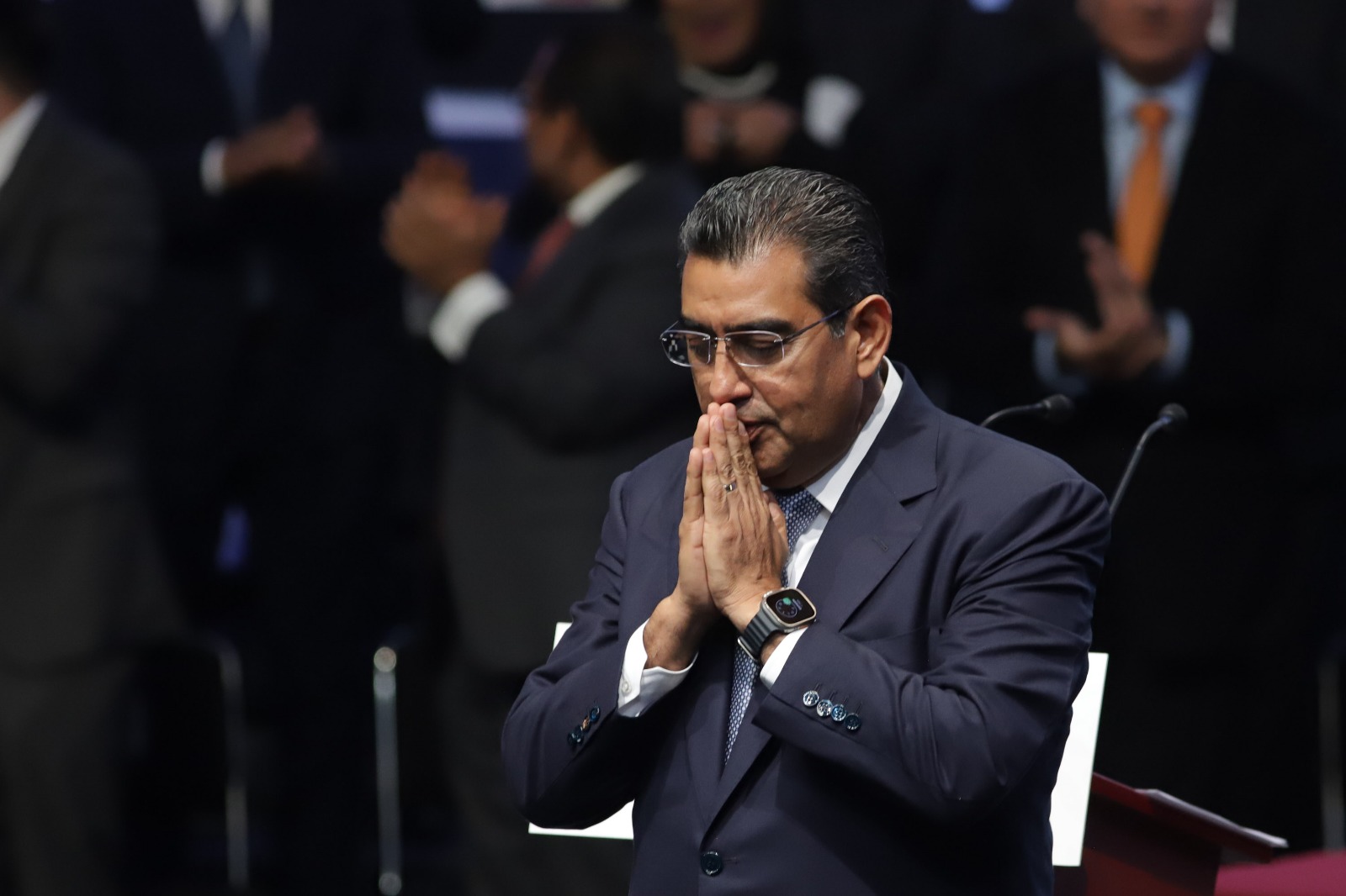 Sergio Salomón Cespedes primer informe de gobierno