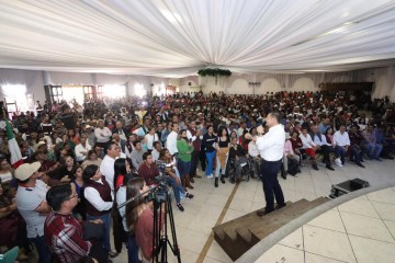 Tecamachalco: Alejandro Armenta destaca el impacto del Tren Maya 