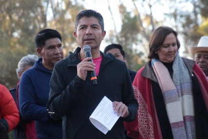 Eduardo Rivera celebra avances: Bosque del Ajolote, un nuevo espacio ambiental