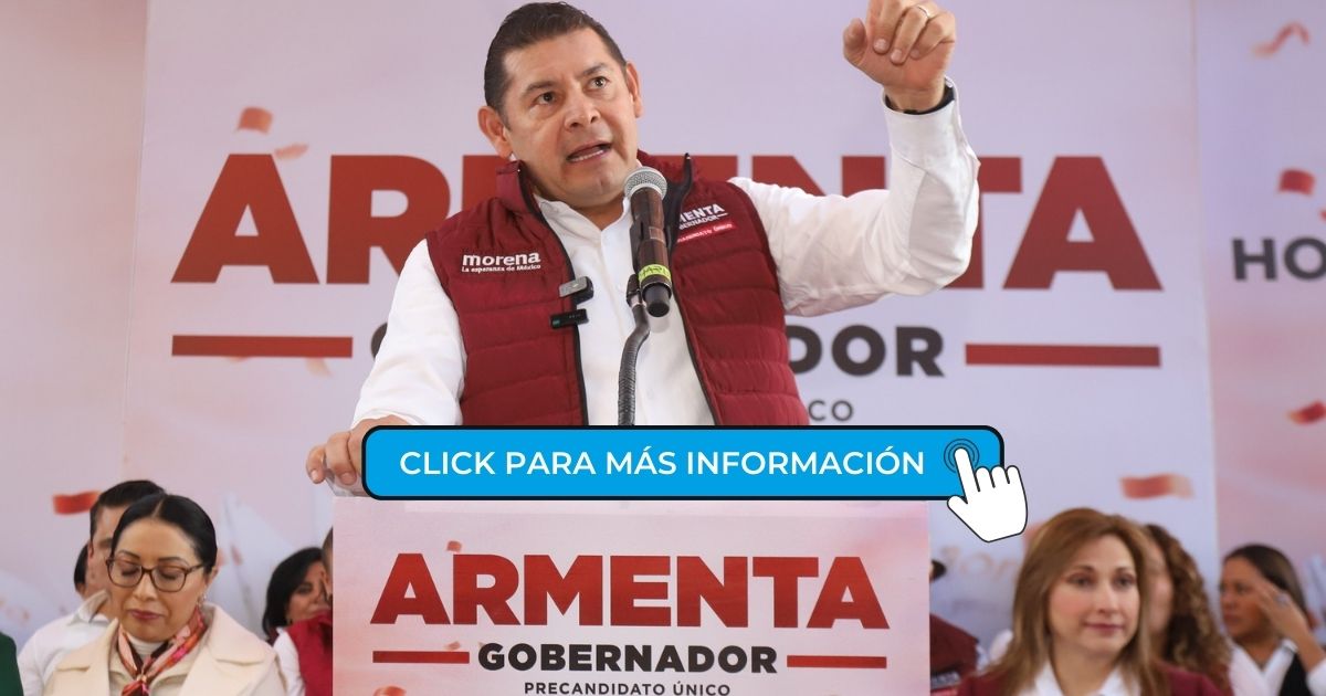 Alejandro Armenta inicia pre campaña en la junta auxiliar La Libertad