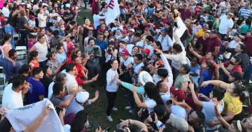 Claudia Sheinbaum, desde Campeche llama a militantes y simpatizantes a seguir por el camino de la Transformación