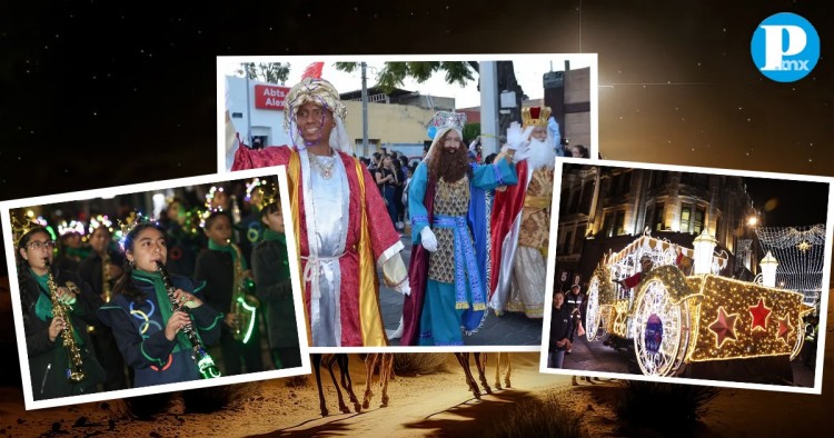 Desfile de Reyes Magos llena de magia el Centro Histórico de Puebla
