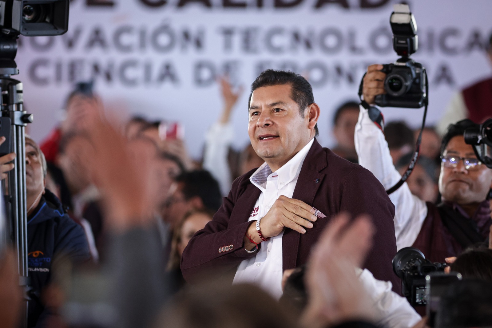 Armenta asegura que reforzar la seguridad es uno de sus principales objetivos si gana la gubernatura poblana
