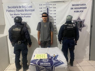 Texmelucan: Policía municipal actúa ante consumo de sustancias ilícitas