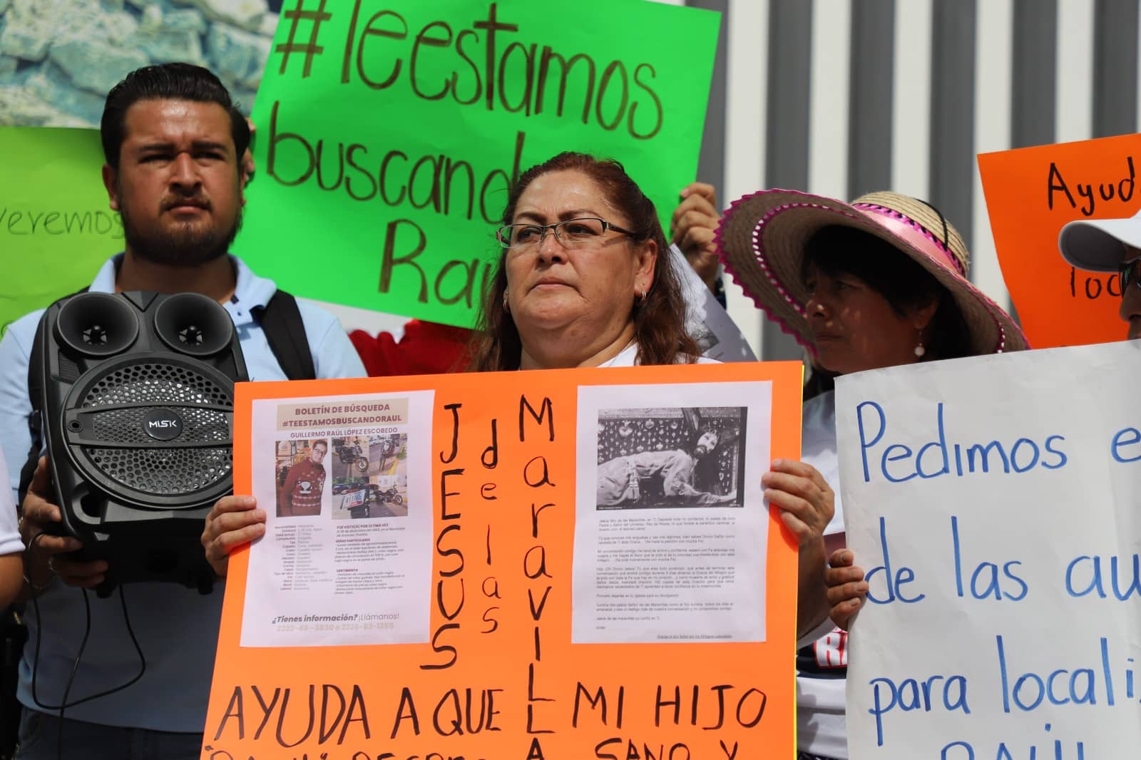Marcha pacífica en el Centro Histórico