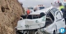Choque entre pipa y auto deja tres jóvenes lesionados en la Atlixcáyotl