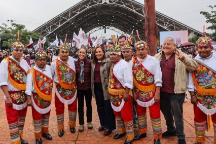 2024: Claudia Sheinbaum llama a cerrar puertas al neoliberalismo desde Veracruz