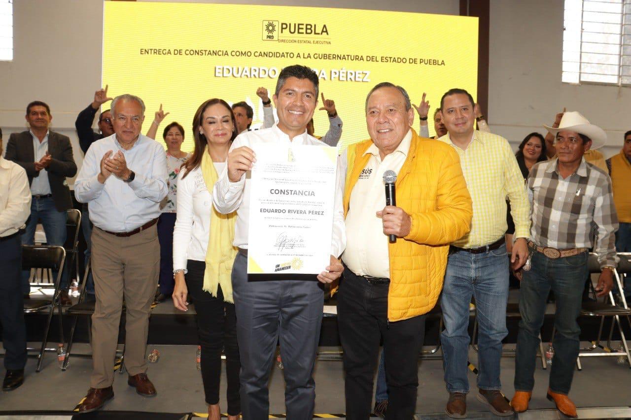 Compromiso de Eduardo Rivera: Candidato PRD Puebla