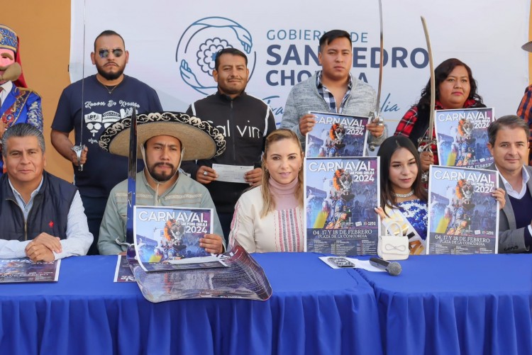 Presentan Carnaval de San Pedro Cholula 2024: Tradición y diversión para toda la familia