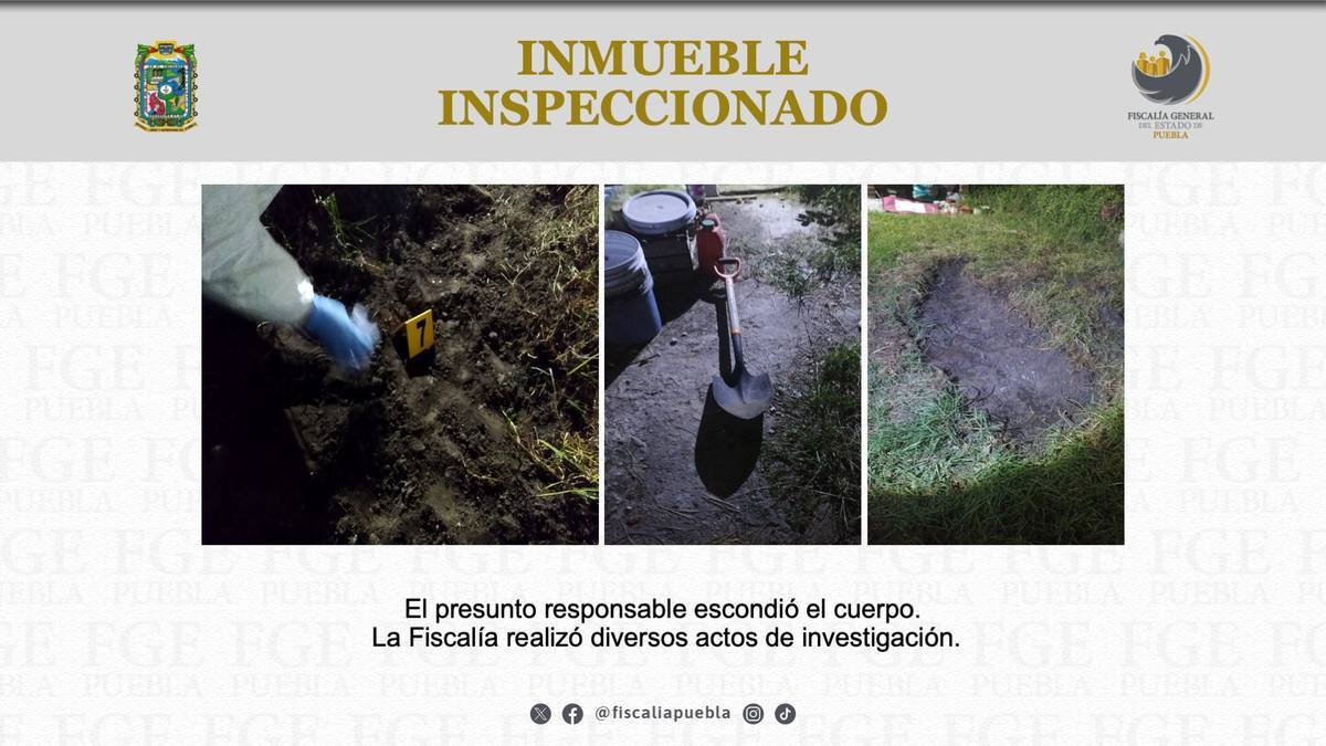 Inmmuebla inspeccionado por la Fiscalía