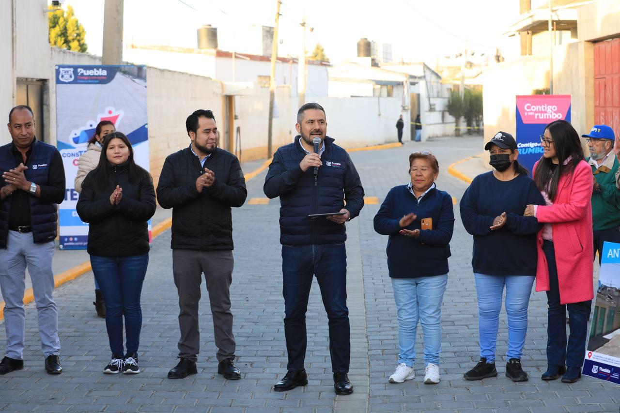 Entrega de calles Corregidora, 15 de Septiembre, Privada Pantepec, 25 y 27 de Abril