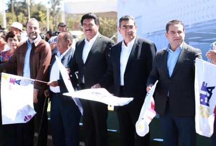 Inicia gobierno de Sergio Salomón primera fase del Sistema Metropolitano de Transporte