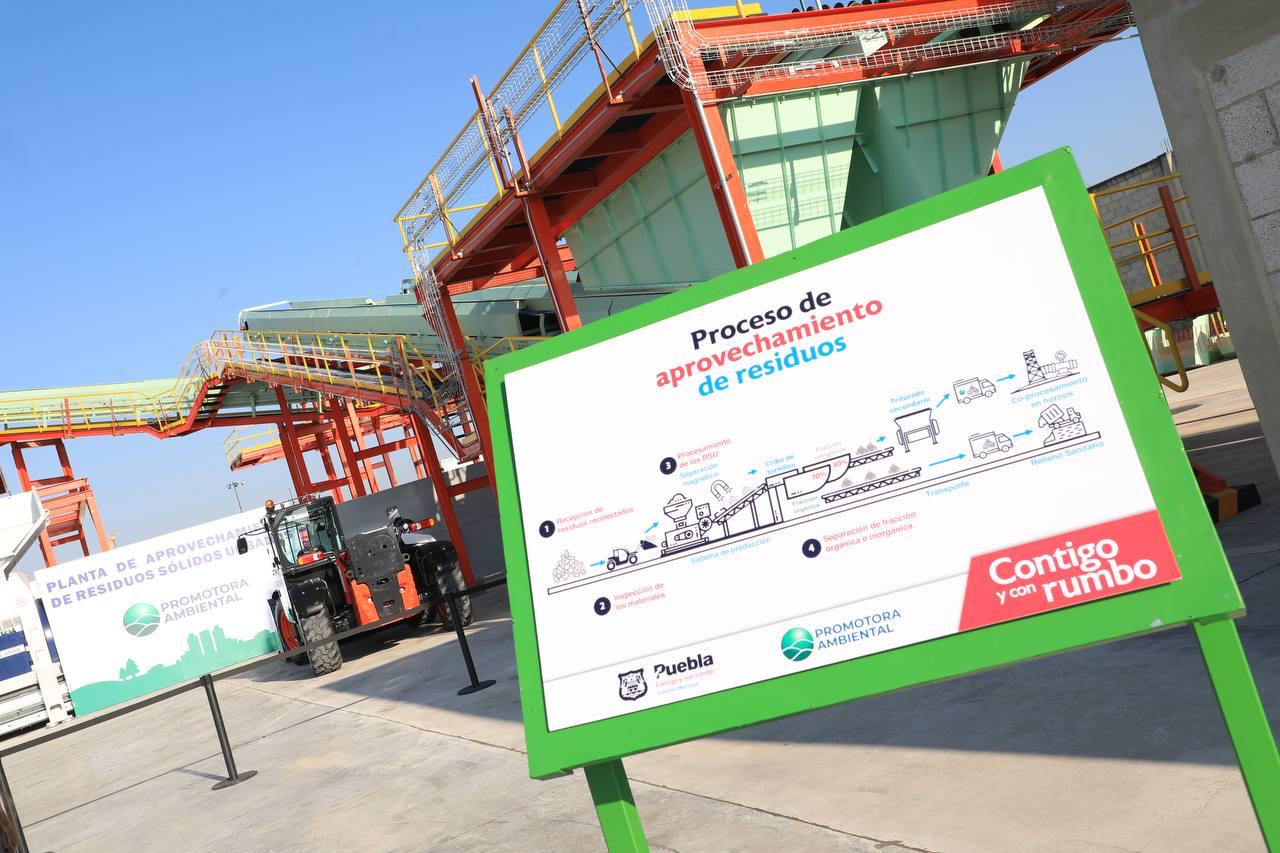 Fase de prueba en la planta de aprovechamiento de residuos