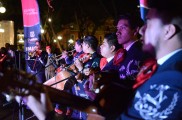 Mariachi nacional: Emotivo espectáculo en el zócalo de Puebla por el 14 de febrero