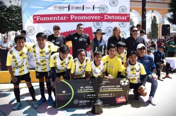 San Pedro Cholula concluye exitoso Torneo de Barrios