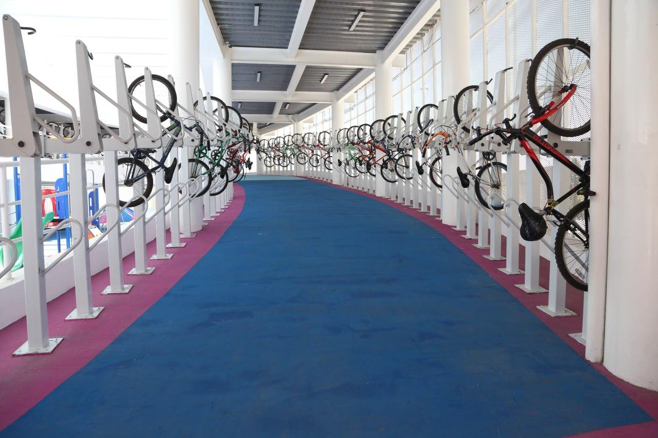 almacenamiento de 200 bicicletas