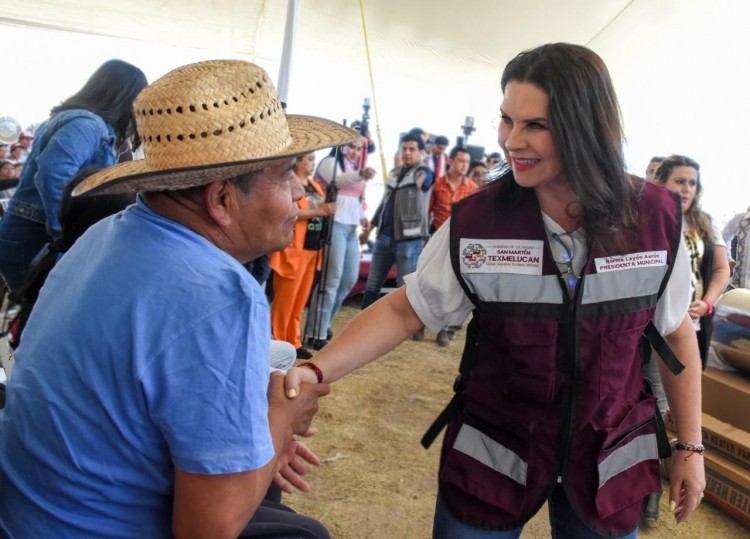 Norma Layón entrega más de 21 mil apoyos en San Martín Texmelucan