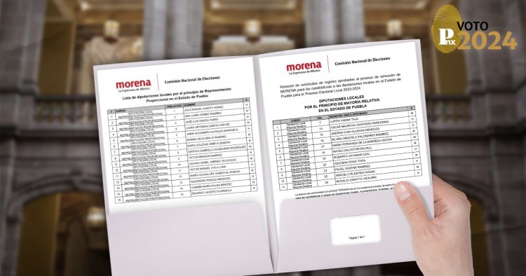Morena presenta listas de candidaturas a diputación plurinominal y por mayoría relativa
