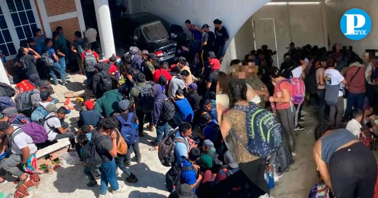 Rescatan a 270 migrantes encerrados en una casa en Ciudad Serdán